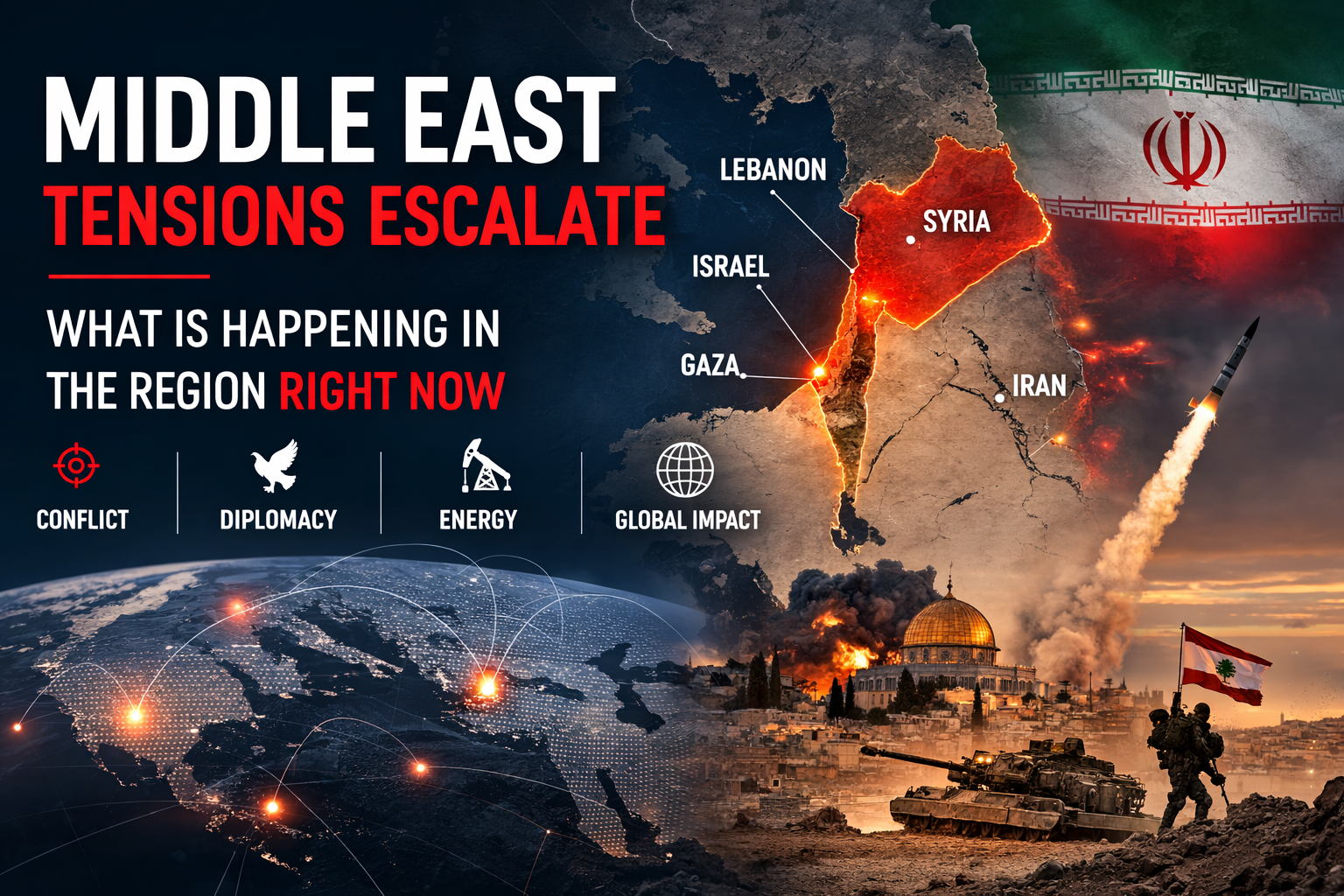 Middle East Tensions Escalate: What Is Happening in the Region Right Now